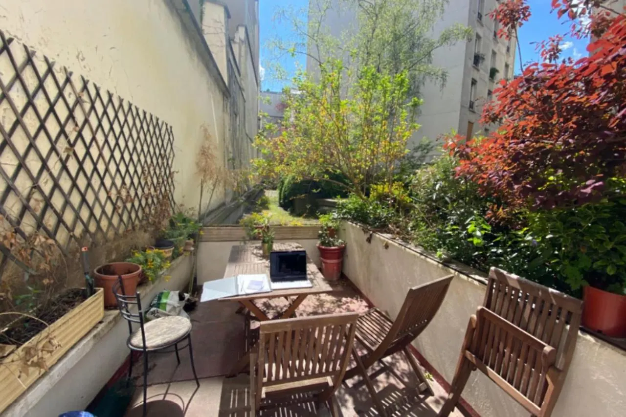 Peaceful Studio With Private Terrace In Montmartre Apartamento Paris